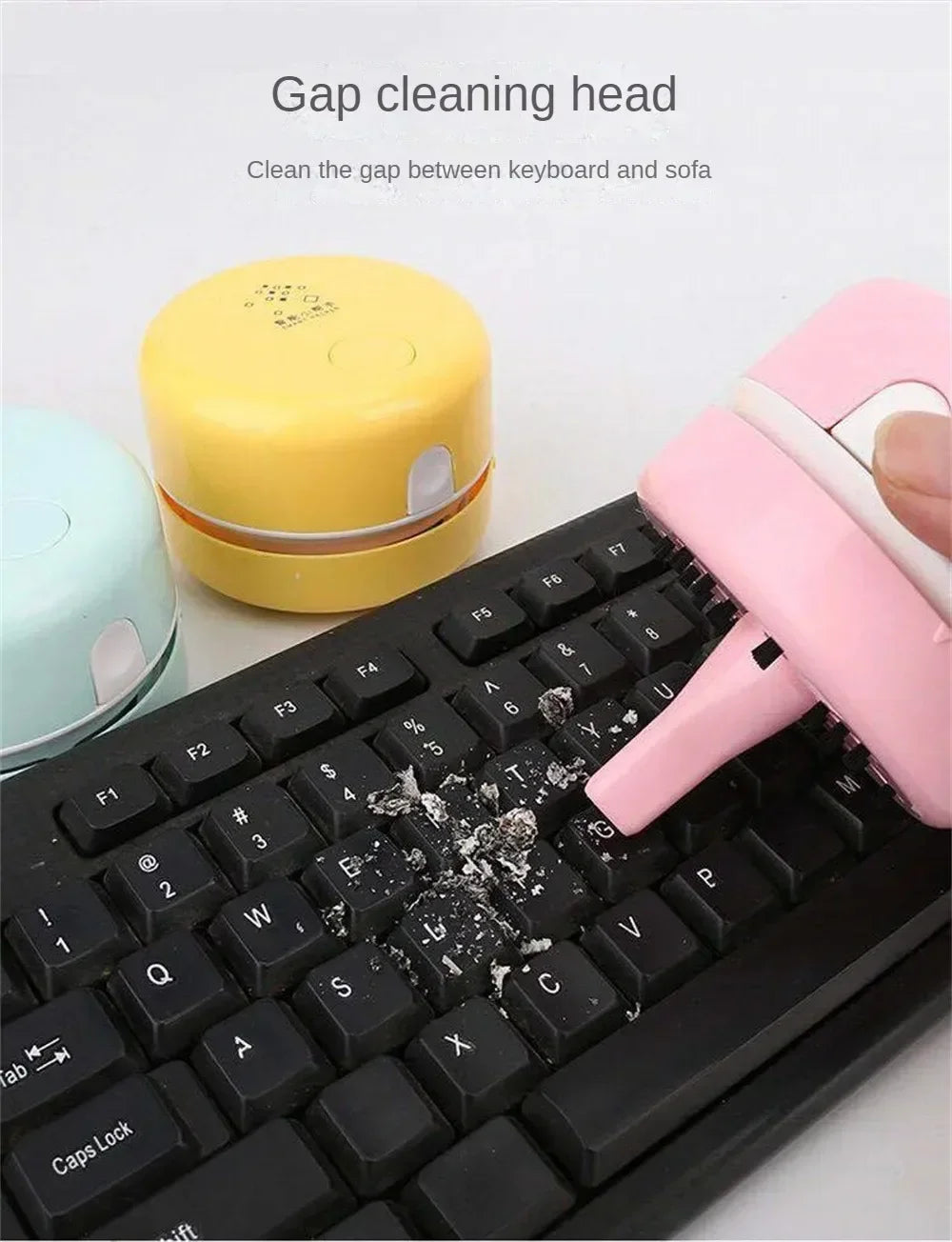 Mini Portable Vacuum Cleaner for Desk – Silent Cleaning Expert for Office & Study,