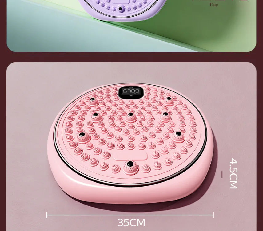 Multifunctional Exercise Waist Twisting Foot Massage Waist Torsion Disc Fitness Equipment slimming Digital Display Twisting Disc