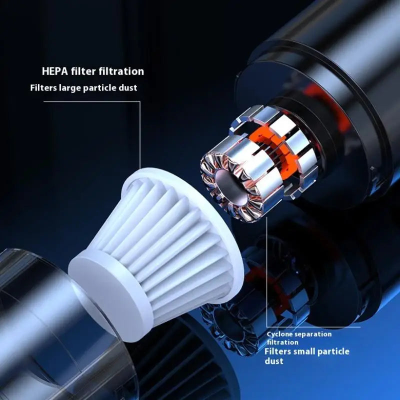 【CM】Portable Cordless Vacuum Cleaner High-power Dual-purpose For Suction And Blowing Suitable For Car And Household Dust Removal