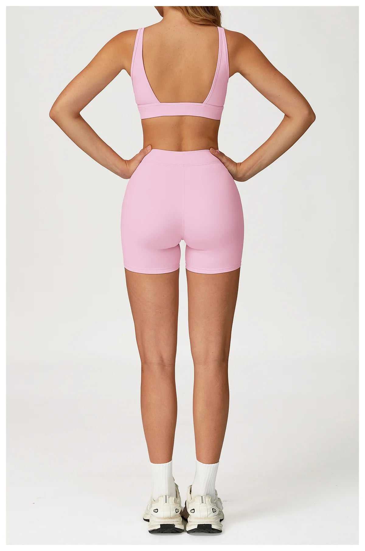 Yoga Set 2 Pieces Gym Clothes Yoga Outfits For Women Tracksuits Workout Long Sleeved Fitness Set Sport Bra Crop Top Gym Leggings