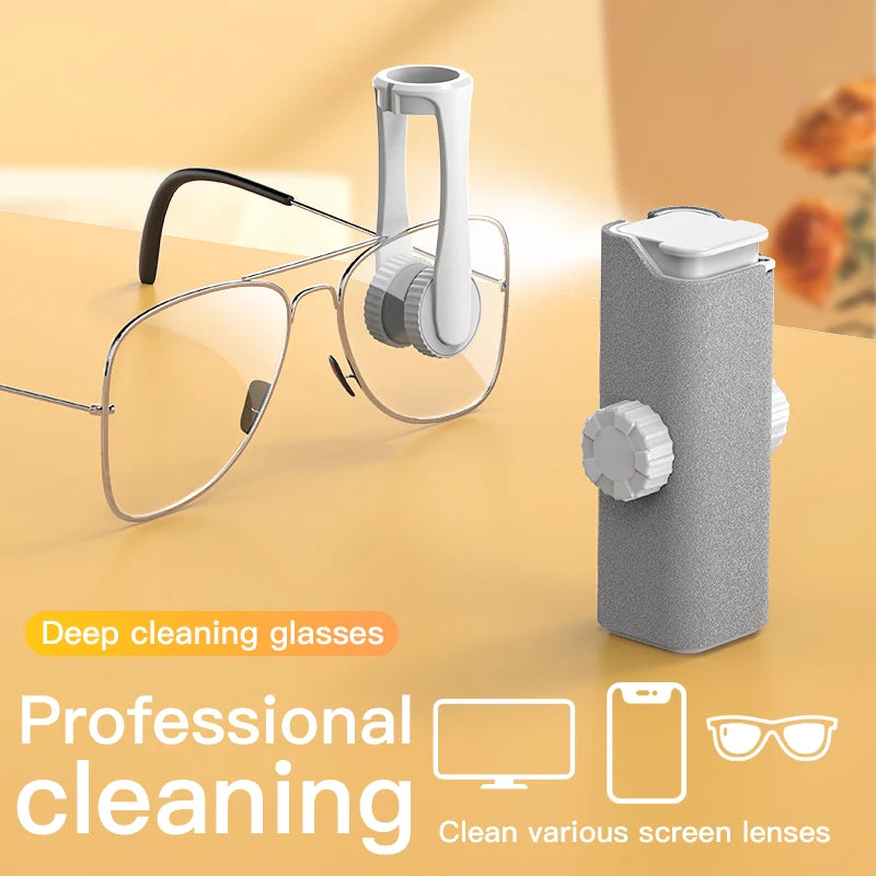 5in1 Eyeglass and Mobile Phone Screen Cleaning Set, Dust Removal of Eyeglass Lenses and Mobile Phone Screen Cleaning fiber cloth