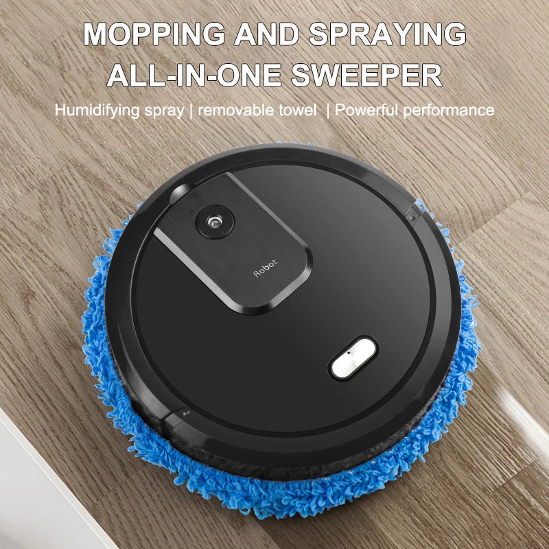 NEW Smart Sweeping, Mop Robot Vacuum Cleaner Dry and Rechargeable