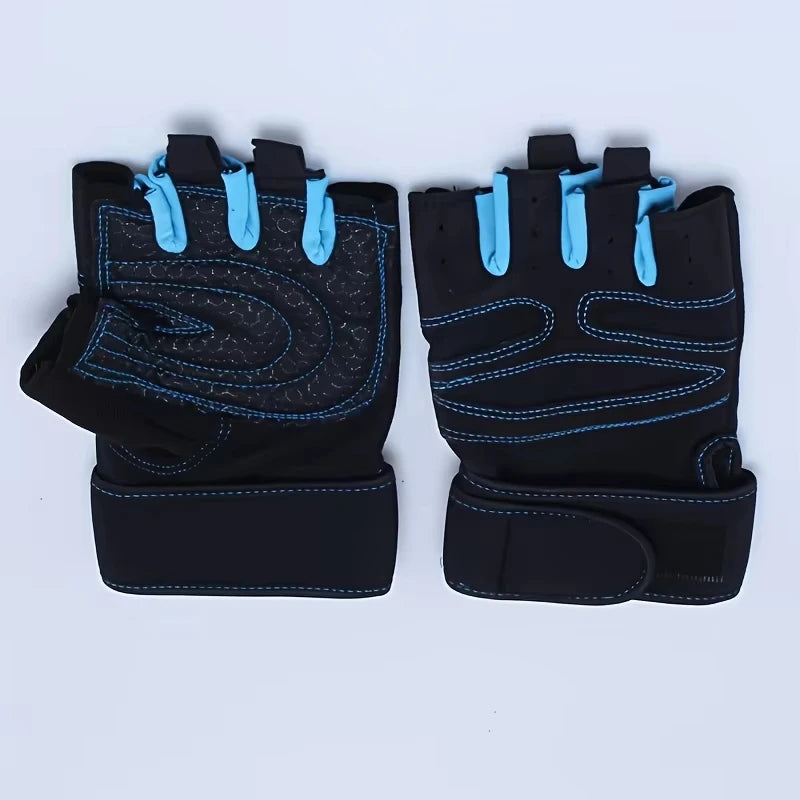 Gym Gloves for Men Women Fitness Weight Lifting Wristband Gloves Body Building Training Sports Exercise Cycling Glove Shockproof