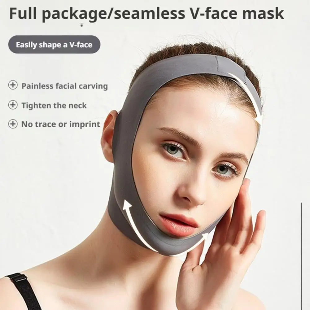 Face V Shaper Mask Face Skin Smoothing Lift Up Bandage Double Chin Tighten Breathable & Comfortable