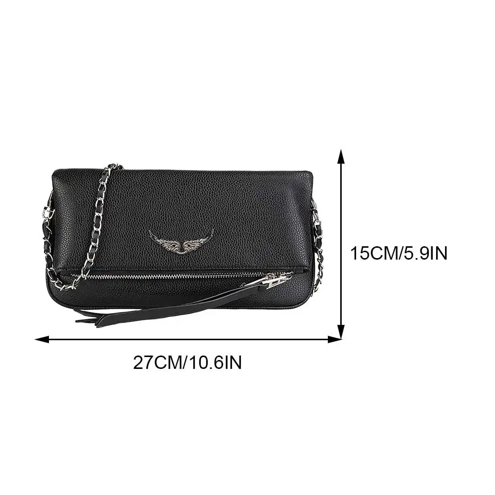 Fashionable Chain-Shoulder Square Bag Crossbody Shoulder Bag Women Fashion Underarm Bag Minimalist Chain Designer Bag Handbags