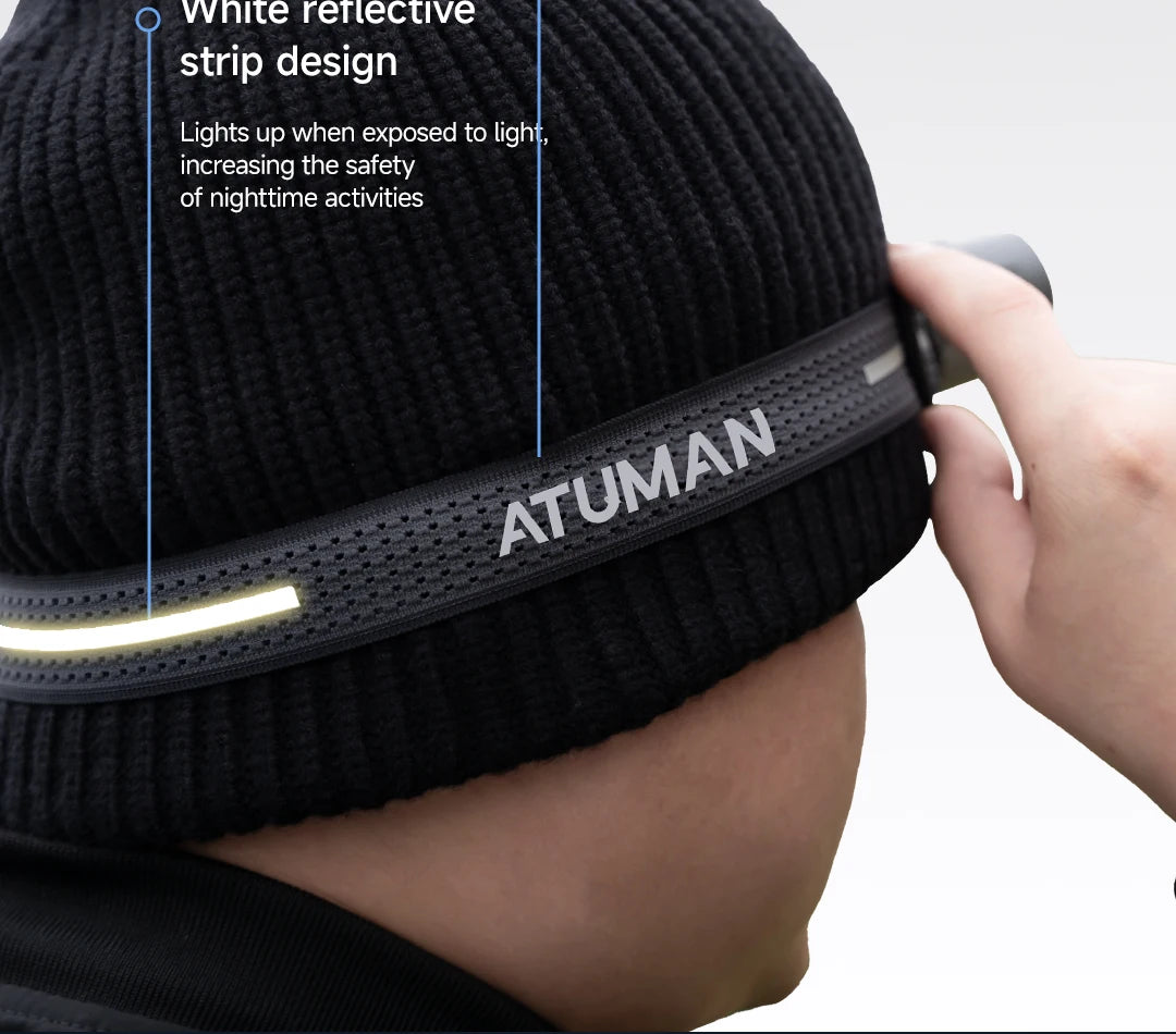 Youpin DUKA ATuMan MH1 Intelligent Multifuction Headlamp Gesture Button Dual control Head Flashlight Outdoor Head Lantern Waterp