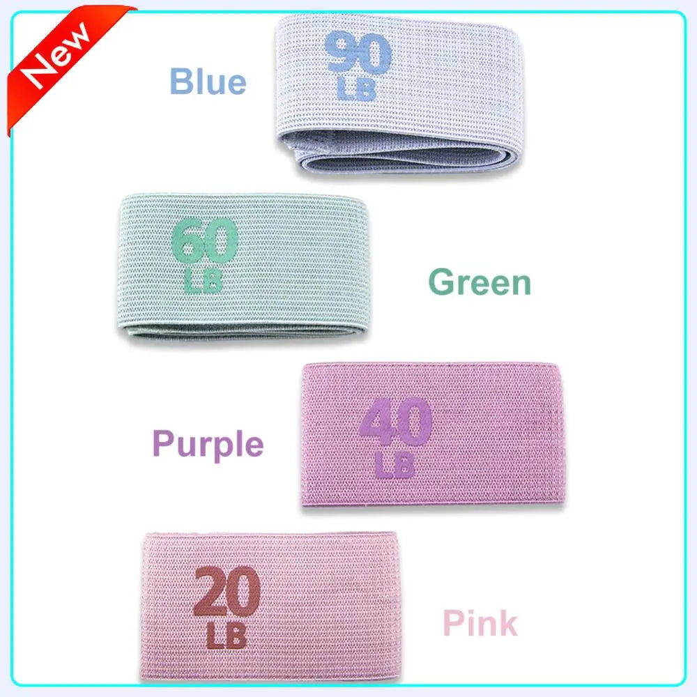 15-90LB Fabric Elastic Bands Fitness Resistance Bands Yoga Pilates Hip Circle Expander Bands Training Loops Workout Equipment