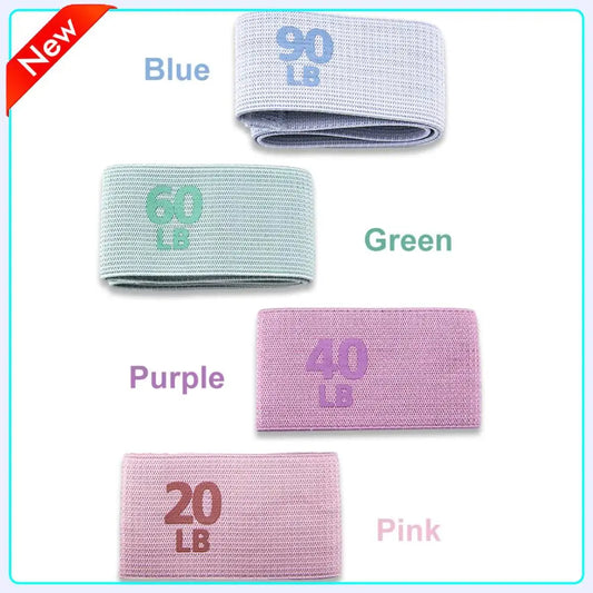 15-90LB Fabric Elastic Bands Fitness Resistance Bands Yoga Pilates Hip Circle Expander Bands Training Loops Workout Equipment