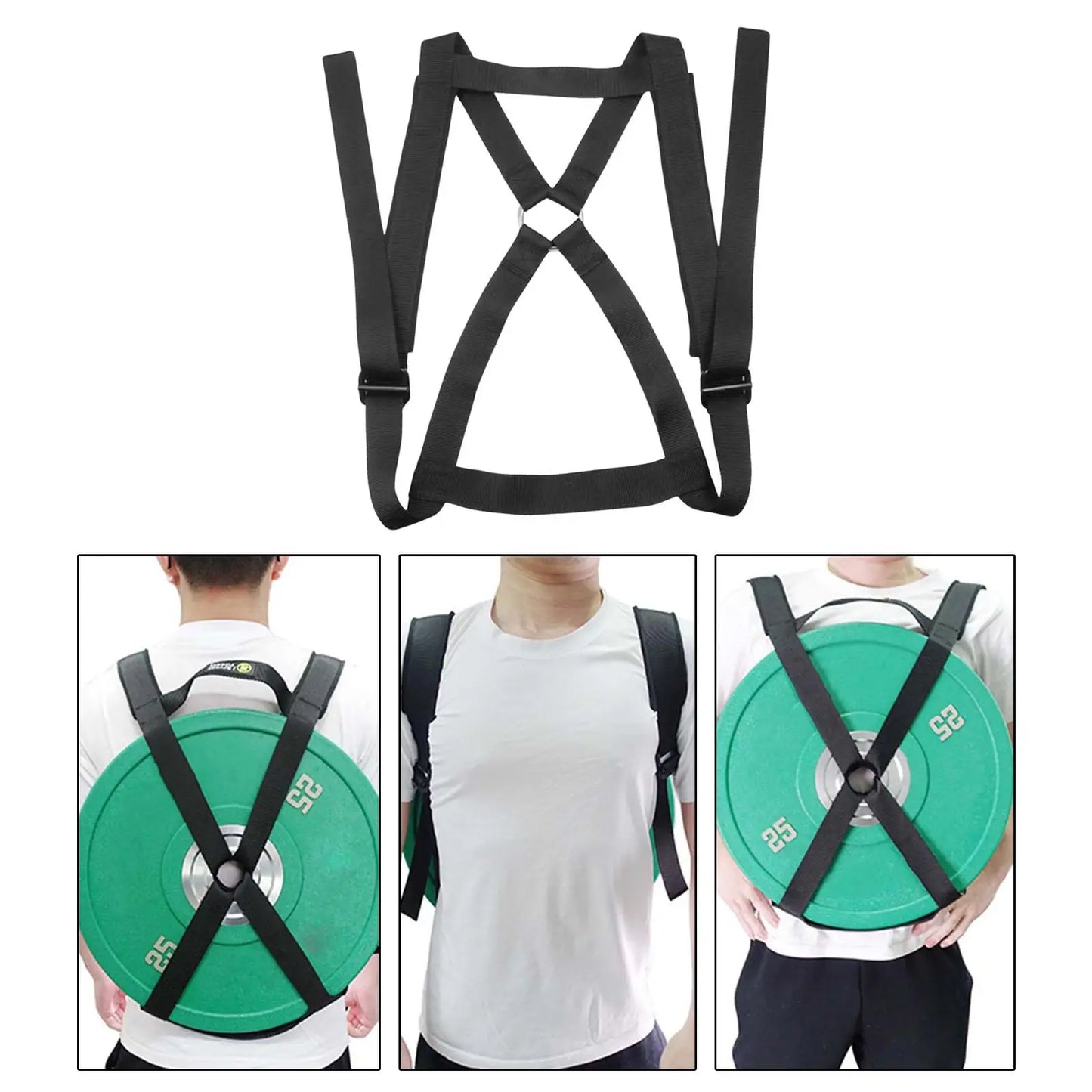 Body Weight Vest Muscle Weightlifting Body Building Fitness Equipment Weight Barbell Weighting Vest Strap for Pull Ups