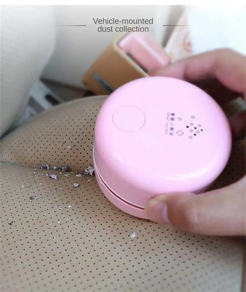 Mini Portable Vacuum Cleaner for Desk – Silent Cleaning Expert for Office & Study,