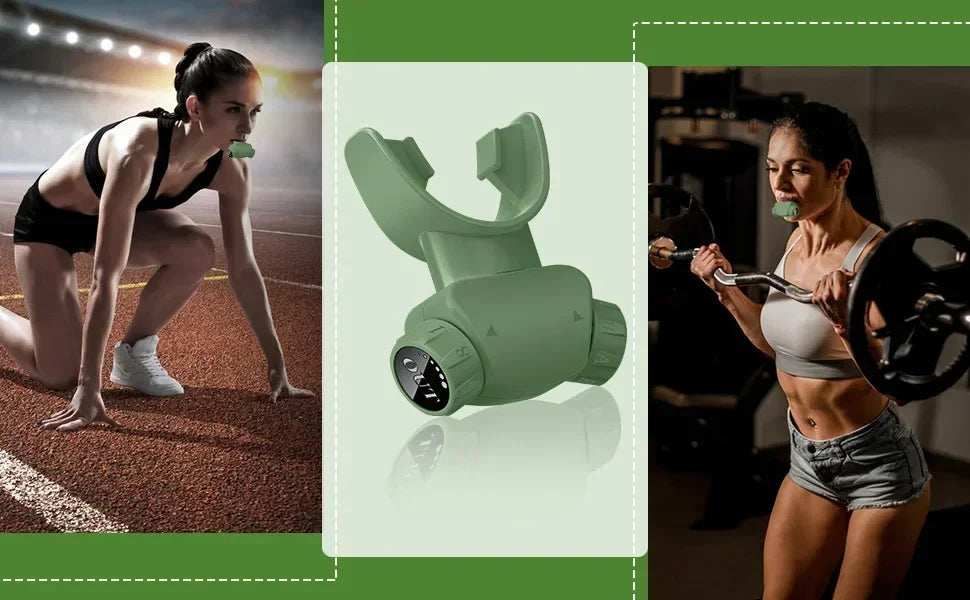 Silicone Respiratory Trainer Lung Ventilator Fitness Equipment High-altitude Respiratory Training Tools for Exercise