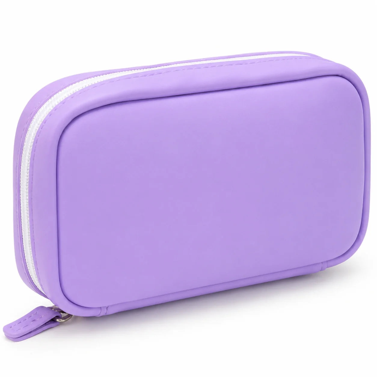 Travel Pill Organizer with 14 Reusable Zipper Pouches, Food Grade Silicone Case for Medicine and Daily Essentials