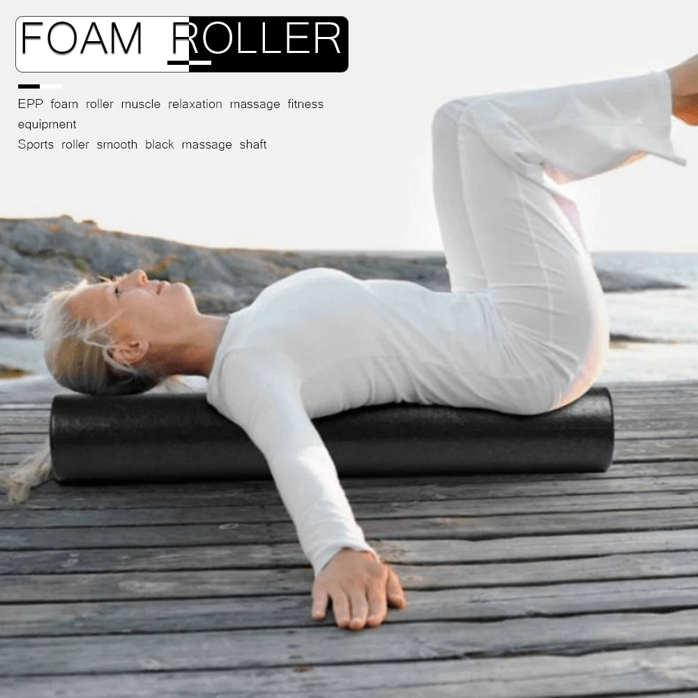 45cm EPP Yoga Pilates Foam Roller Fitness Equipment Massage Roller Body Exercise Training Gym Back Roller for Women Men Workout