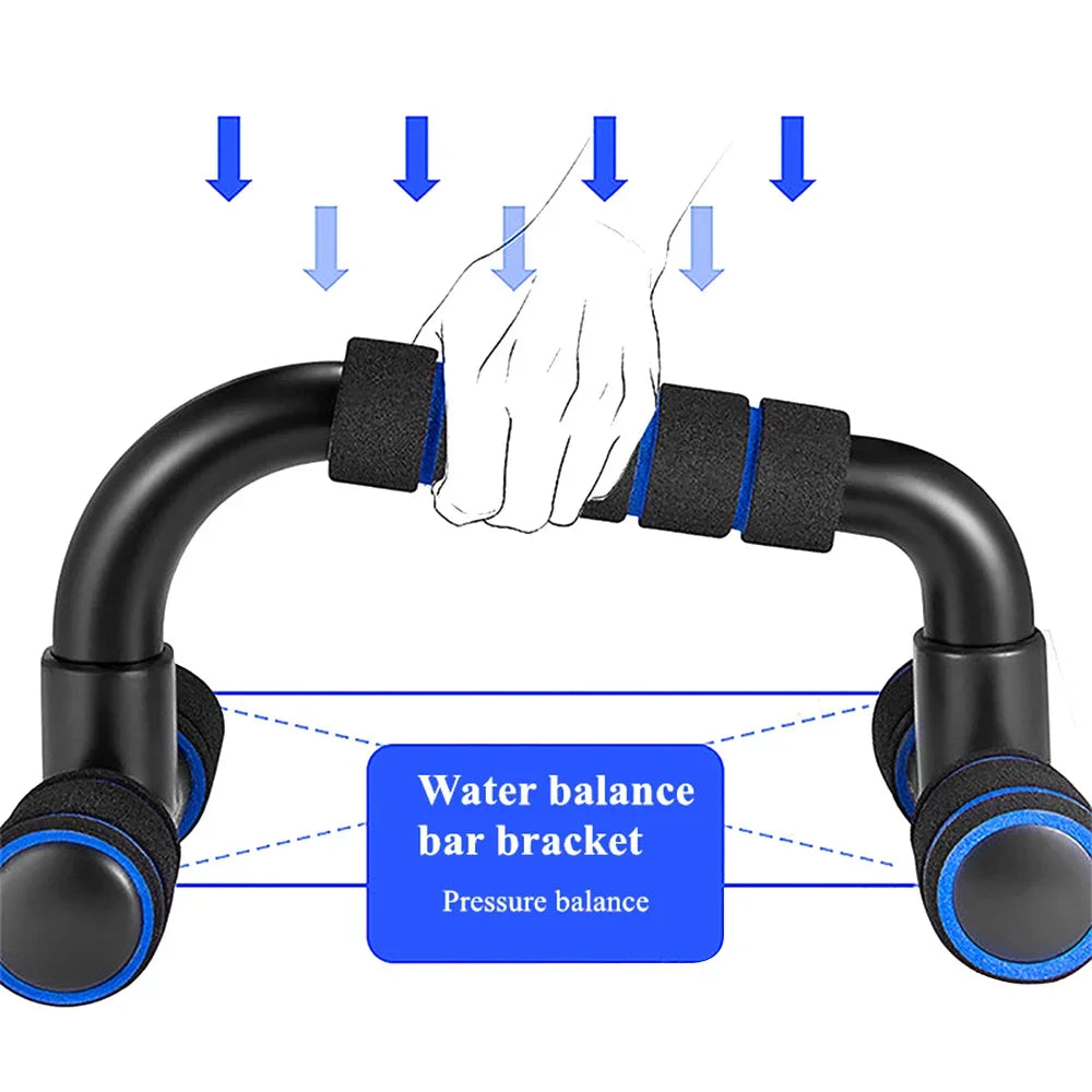 Portable Muscle Training Fitness Equipment Anti Skid Foam Handle Push Up Support Comfortable Household Fitness Equipment