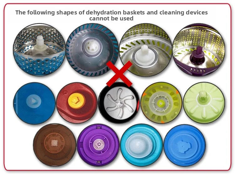 Replacement Automatic Mop Spin Cleaning Home Tools For Mop Revolving Stainless Steel Household Floor Mop
