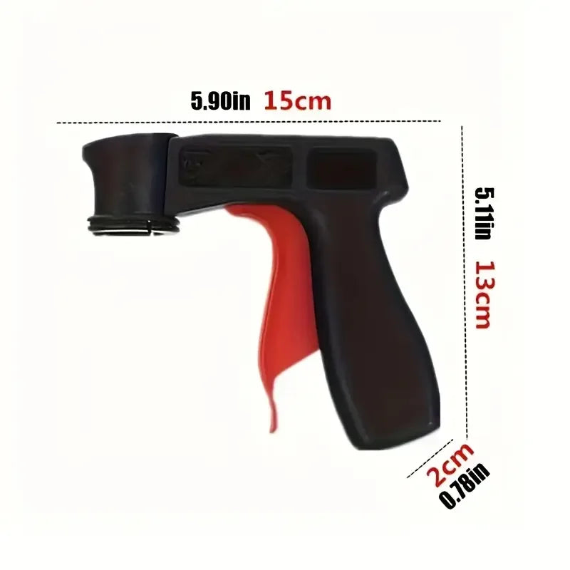 Compact PVC Paint Spray Gun - Durable, Ergonomic Handle, Unpowered for Automotive & All Vehicles