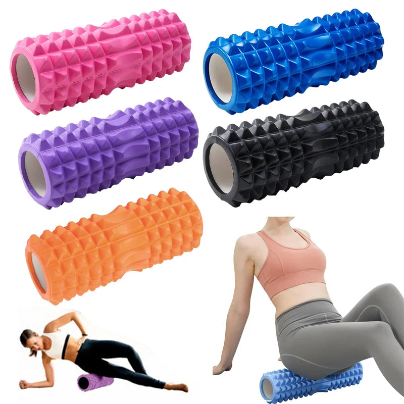 New Yoga Column Roller Fitness Equipment EVA Foam Roller Yoga Pilates Yoga Block Gym Roller