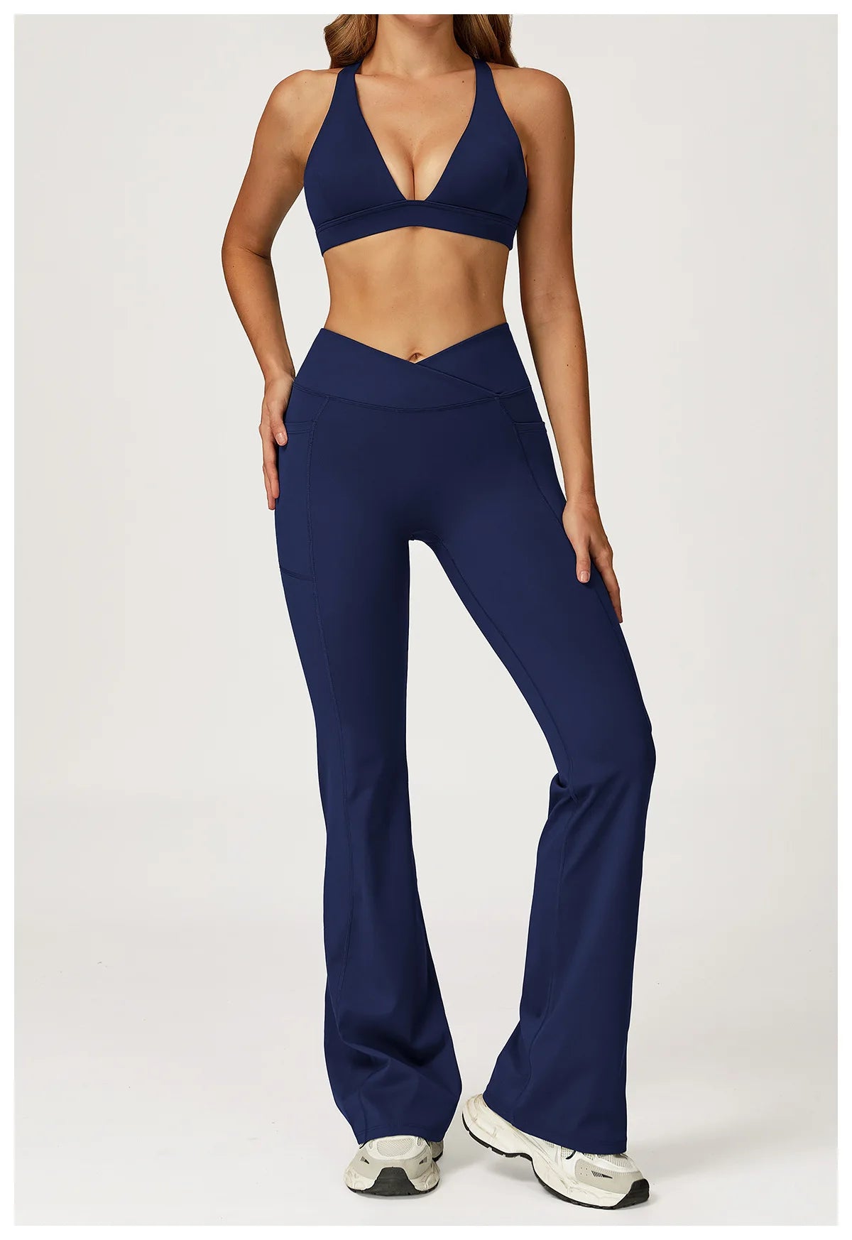 2PCS Yoga Set Gym Clothes Workout Sportswear Yoga Suits Women Tracksuits Fitness Outfits Sports Bra Gym Leggings
