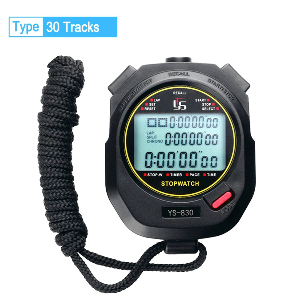 Professional Digital Stopwatch Timer Multifuction Portable Outdoor Sports Running Training Timer Chronograph Stop Watch
