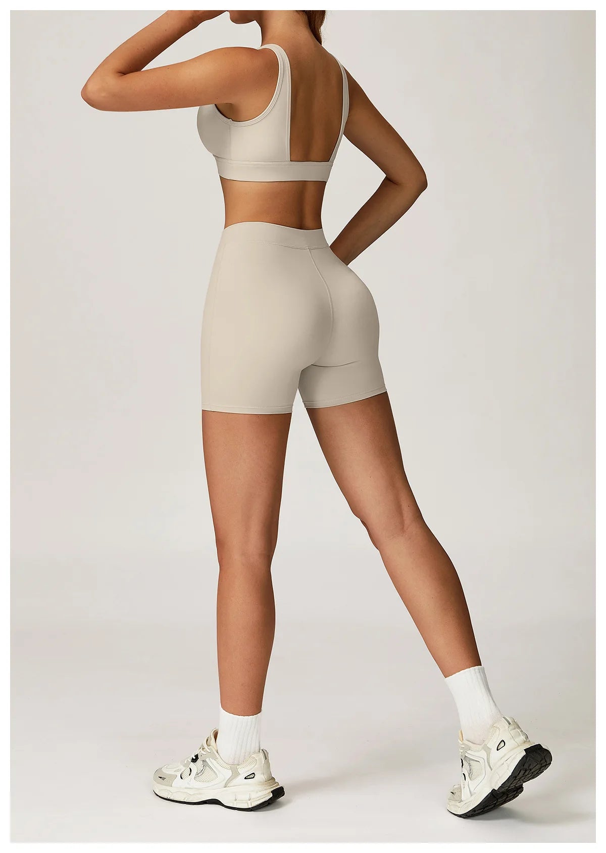 Yoga Set 2 Pieces Gym Clothes Yoga Outfits For Women Tracksuits Workout Long Sleeved Fitness Set Sport Bra Crop Top Gym Leggings