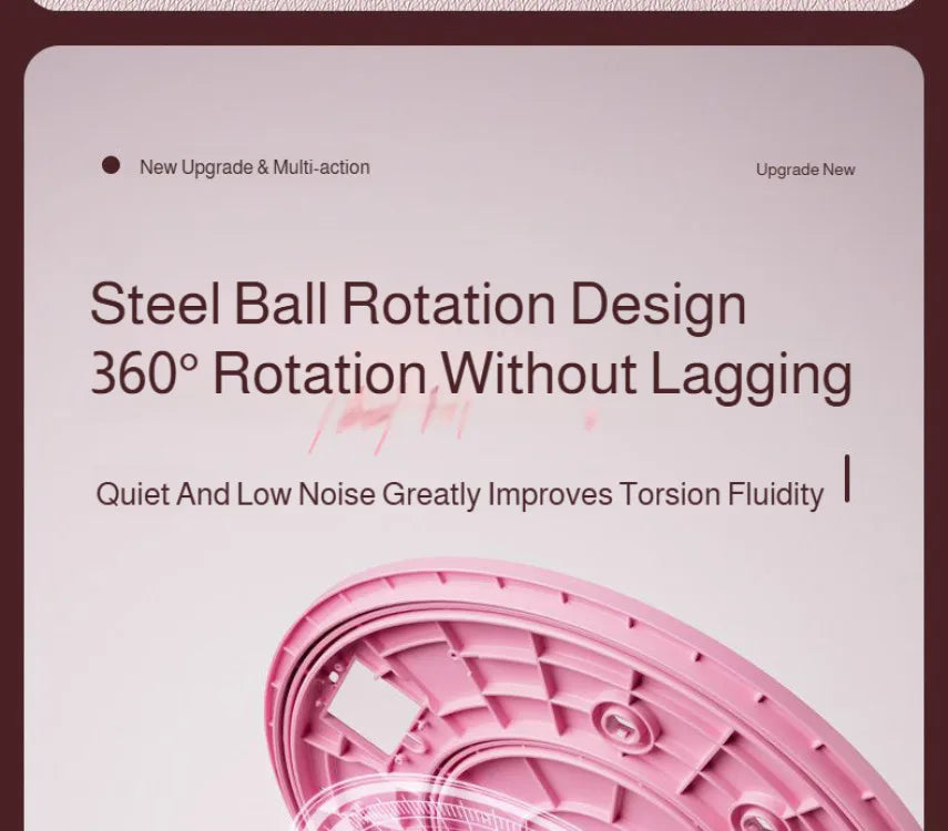 Multifunctional Exercise Waist Twisting Foot Massage Waist Torsion Disc Fitness Equipment slimming Digital Display Twisting Disc