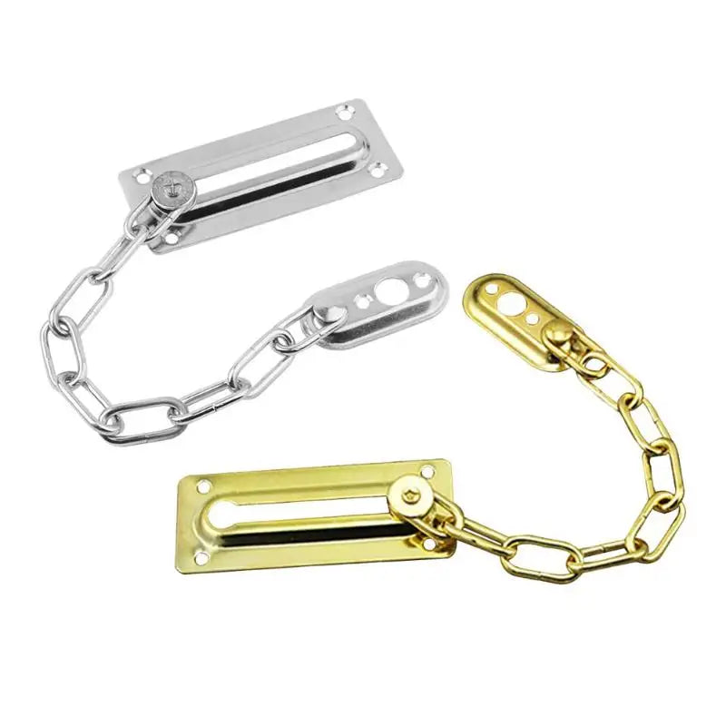 Stainless Steel Door Safety Guard Chain Security Bolt Locks Cabinet Latch DIY Home Tools