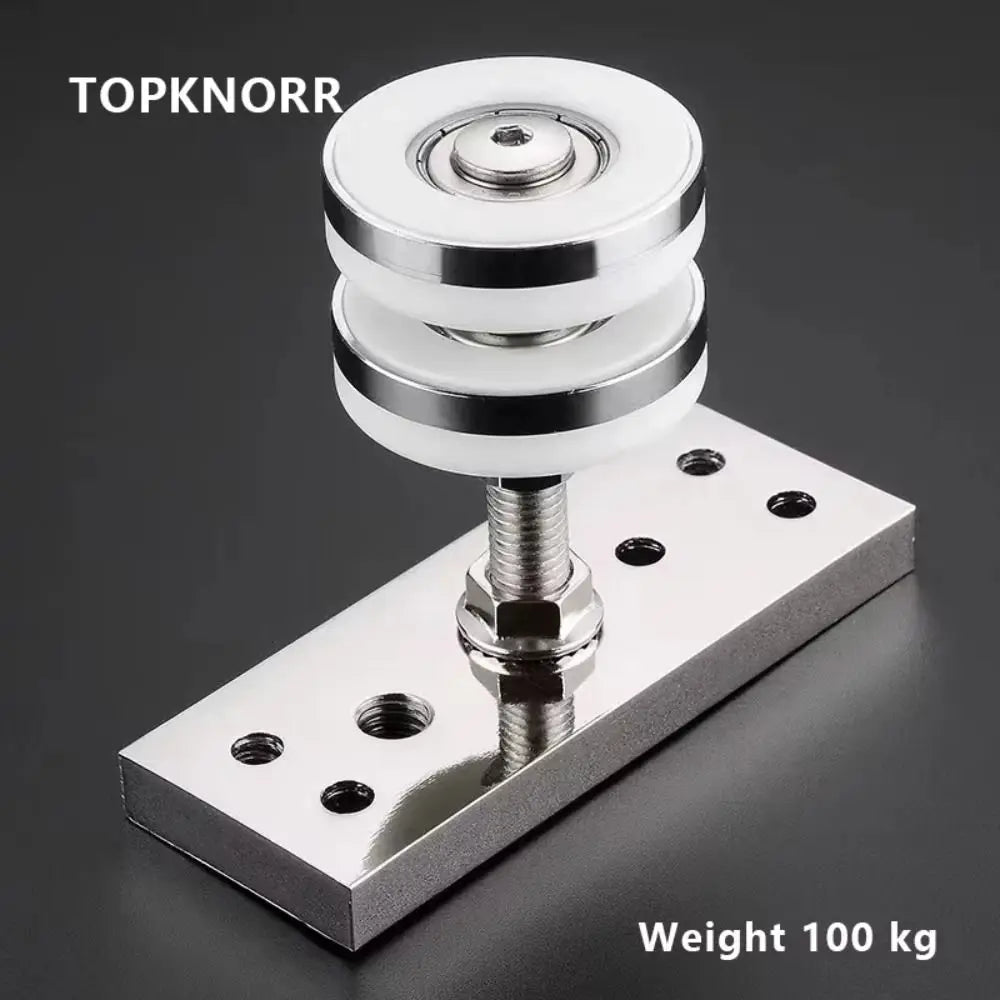 Heavy Duty Folding Door Pulley Silent Operation Durable Construction Hanging Wheel Universal Design High Load-Bearing