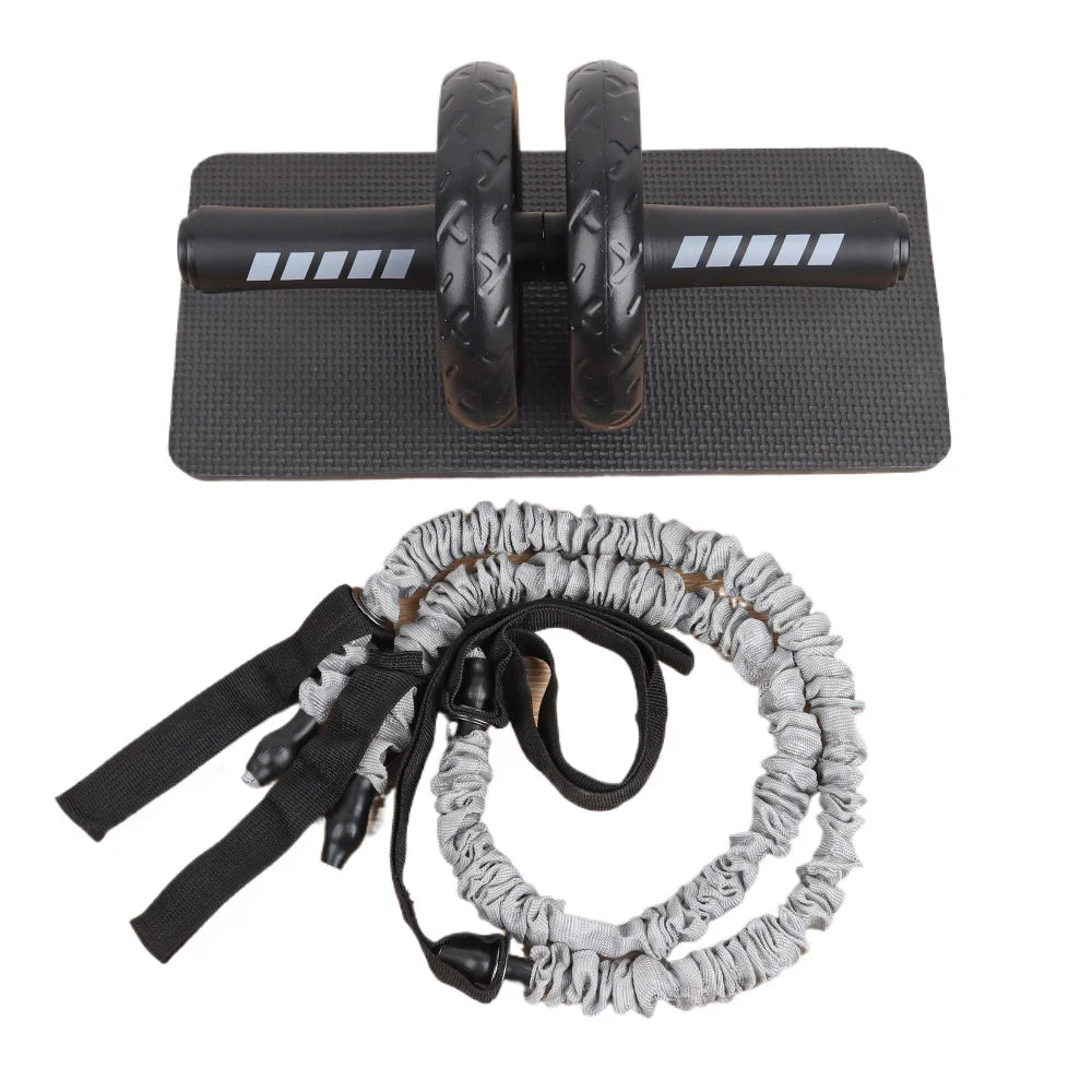 Fitness Large Equipment Ab Roller Muscle Exercise Double Abdominal Wheel Power Gym Hip Trainer for Home Gym Workout Acceossories