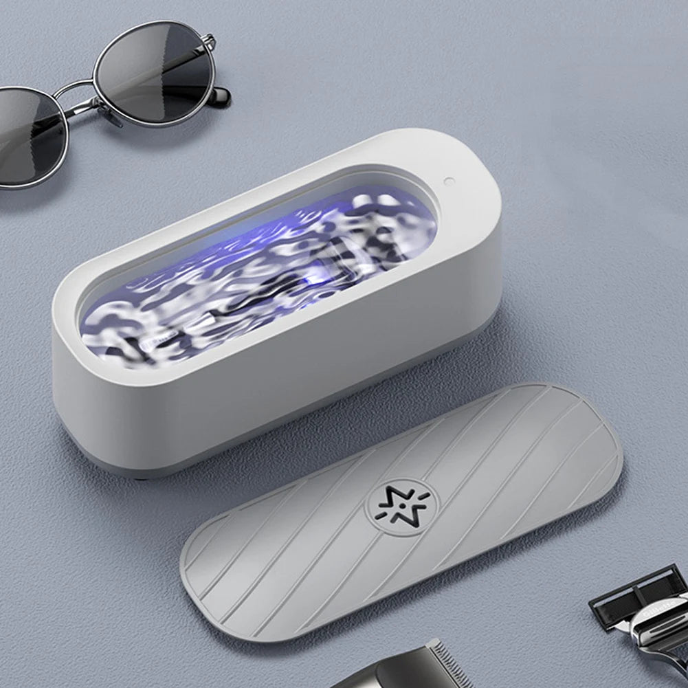 Ultrasonic Cleaning Machine USB Rechargeable High Frequency Vibration Wash Cleaner Jewelry Glasses Cleaner