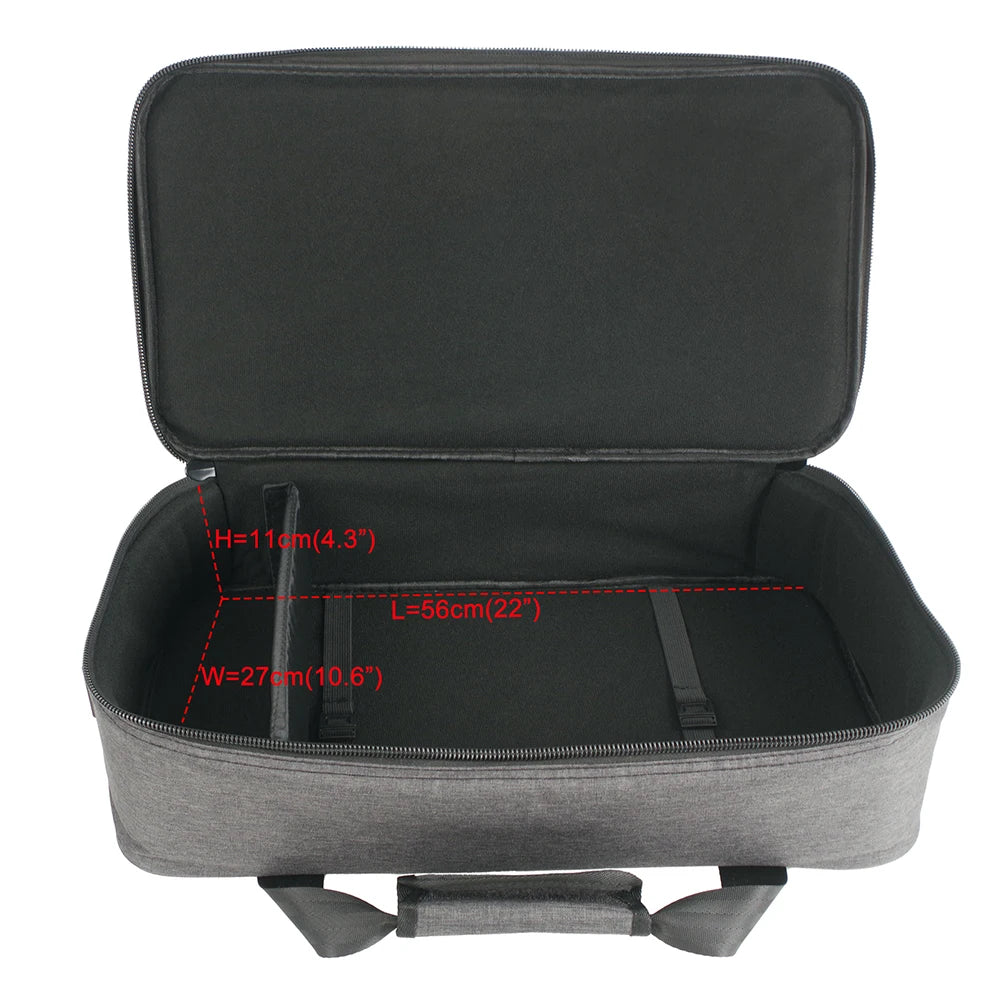 For Guitar Players Compact Pedal Bag Guitar Pedalboard Bag Music Transport Compact Musician Storage Solution Storage Bag