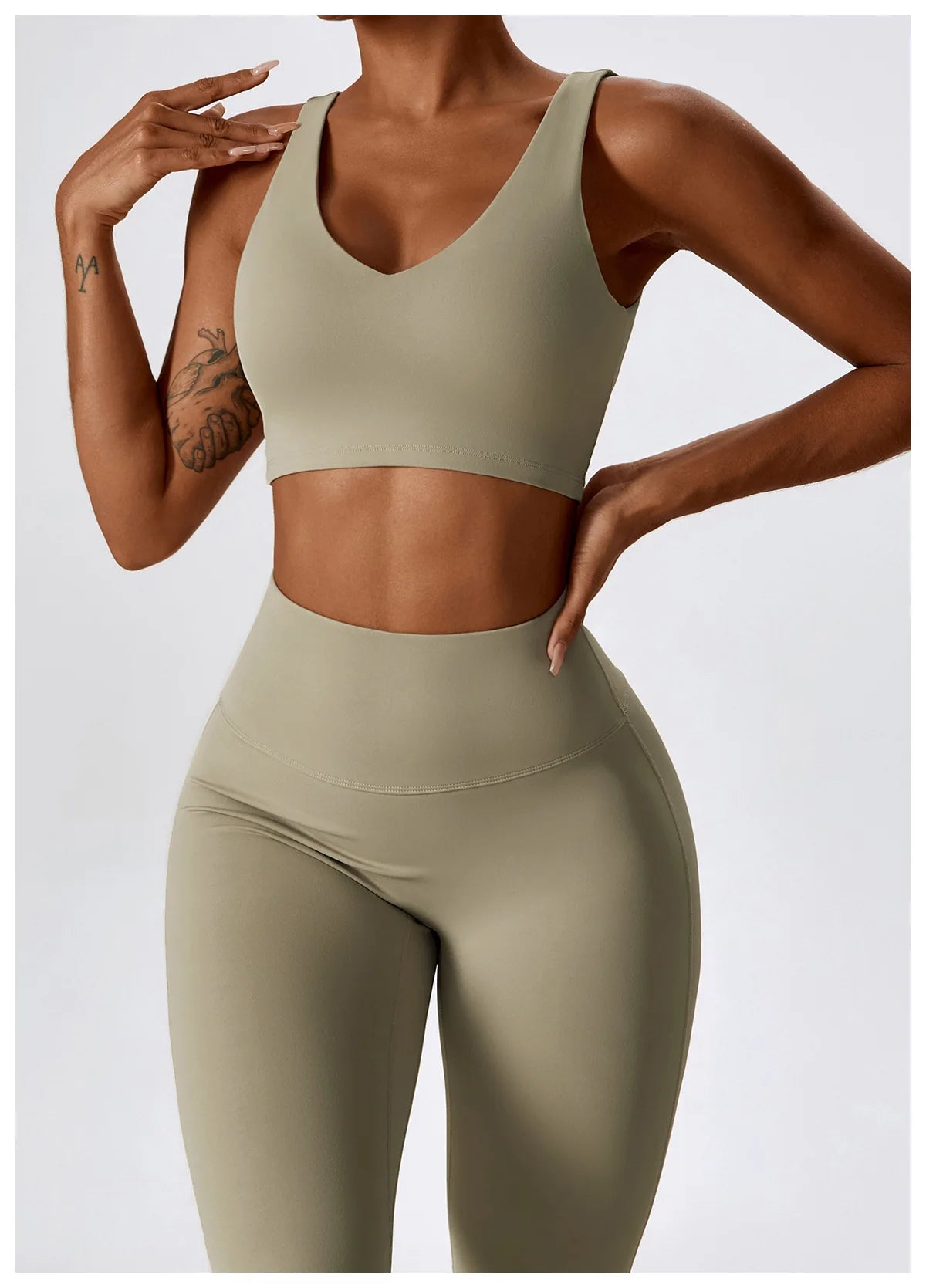 Yoga Set 2PCS Seamless Women Sportswear Workout Clothes Athletic Wear Gym