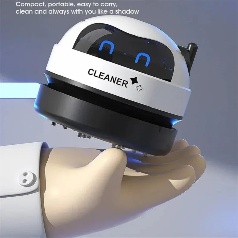 Desk Table Dust Vacuum Handheld Mini Vacuum Cleaner USB Table Sweeper Home Office Desktop Pencil Crumbs Cleaner