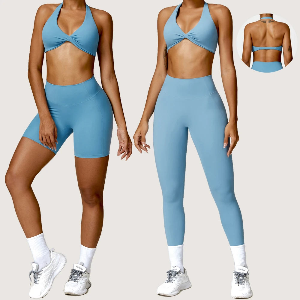 2 Pieces Women Yoga Set Sportswear  Gym Clothes Sportswear Yoga Suits Fitness Set Tracksuits Sports Bra Gym