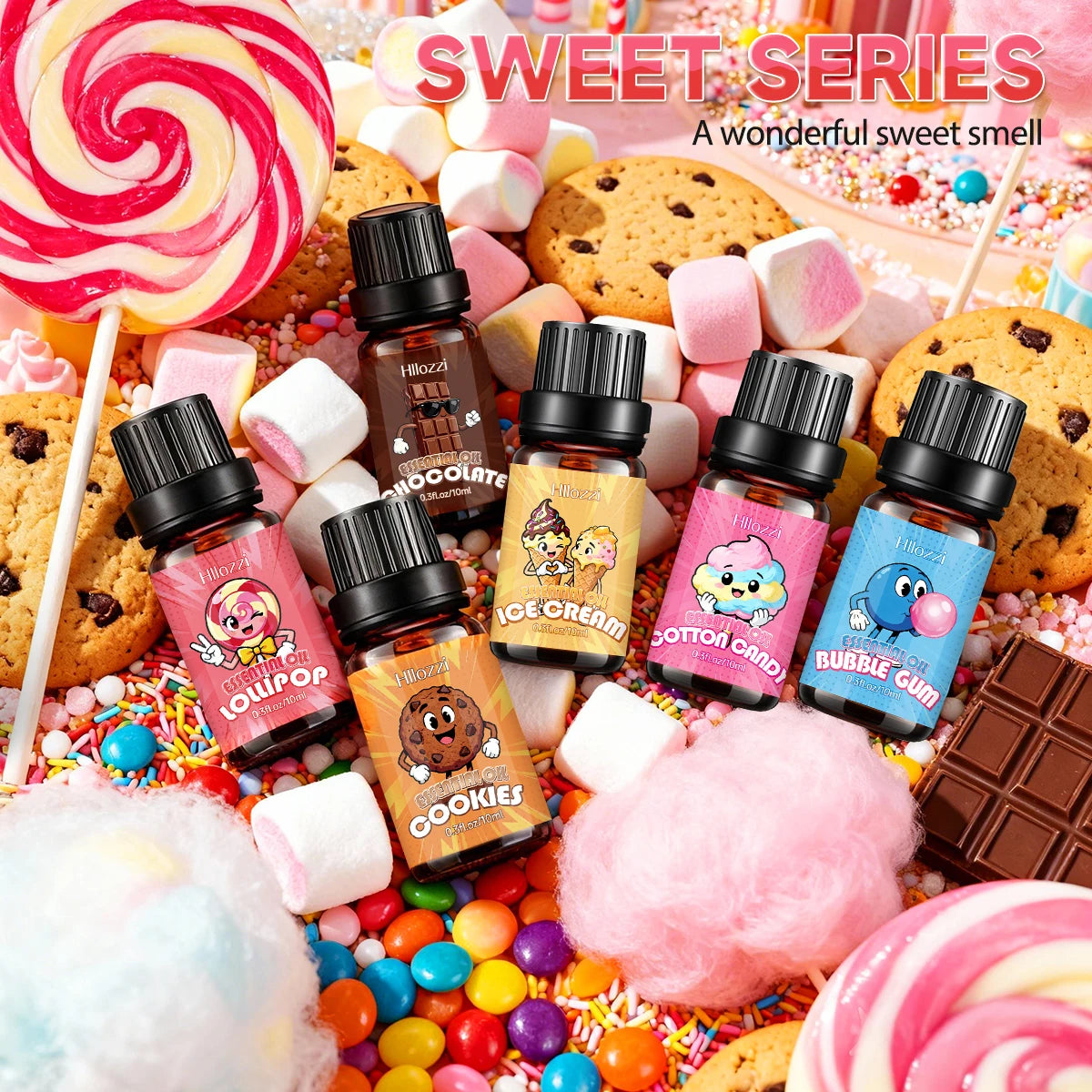 Food essential oil set, with a variety of scents, suitable for all occasions and also makes a great gift.