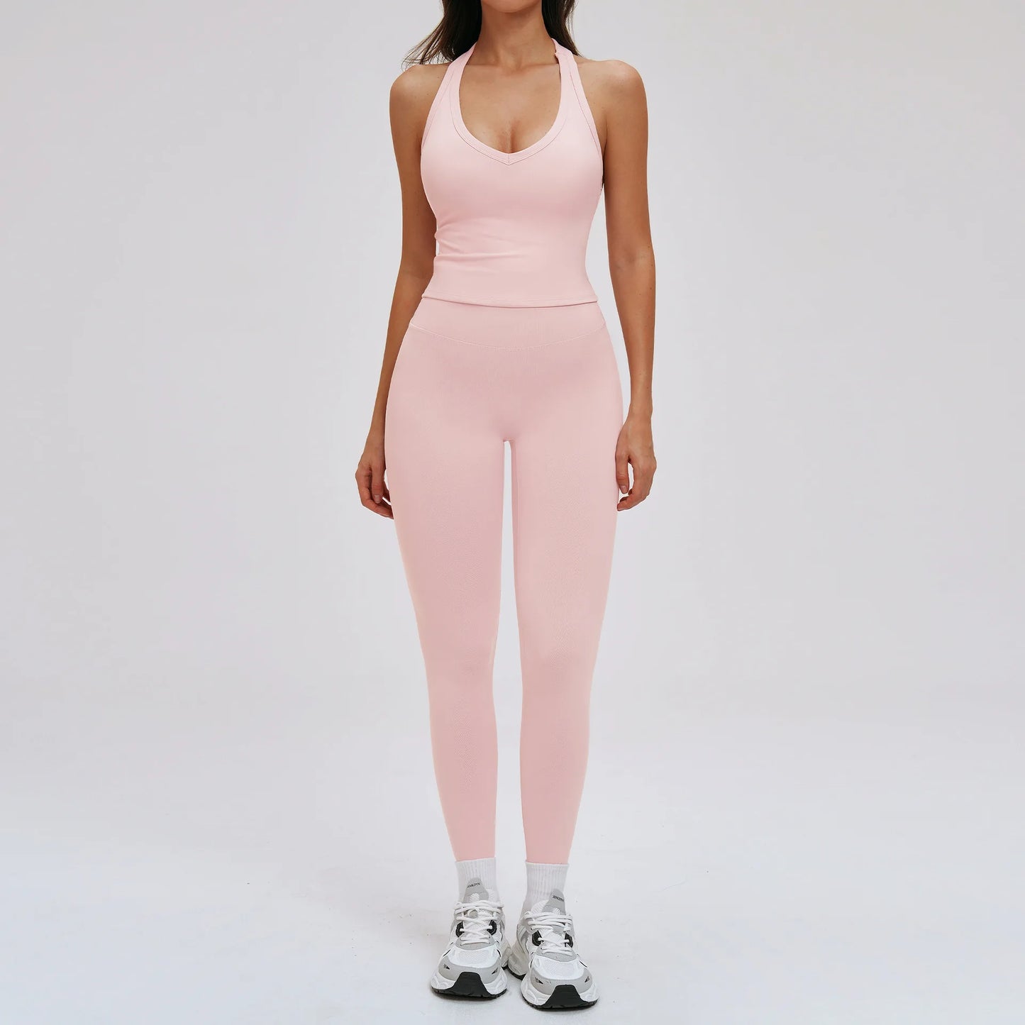 Yoga Set for Women 2026 Beauty Back Tight-Fitting Versatile Yoga Outfit Outdoor Running Sports Set