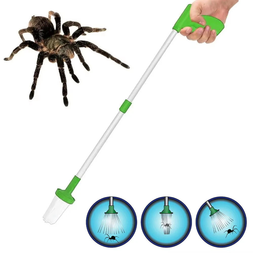 Foldable Spider Catcher Clip Household Tool Insect Catcher Foldable Catcher ABS Household Outdoor Garden Catcher Clip