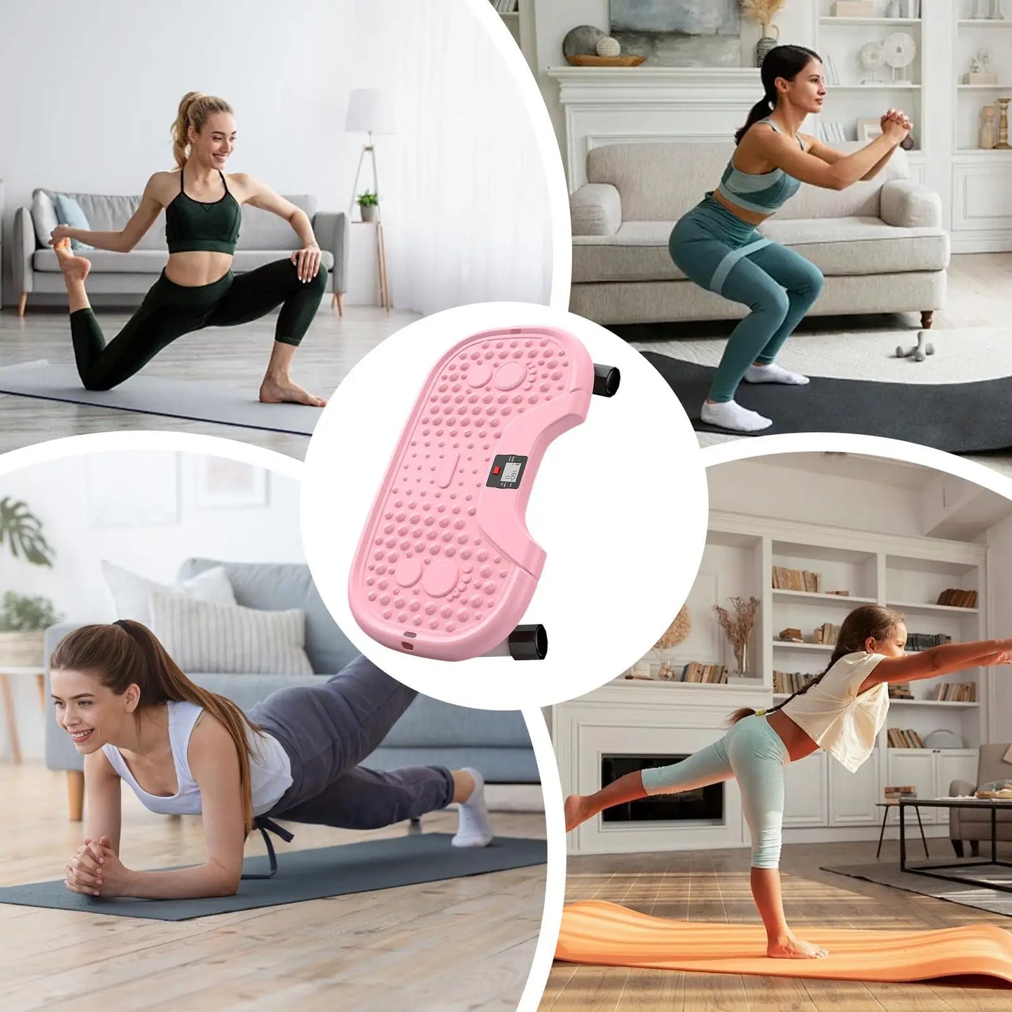 Stair Stepper Office Portable Twist Leg Exercisers Compact Fitness Stepper For Exercise For Glutes Abs Core Upper Body Outdoor