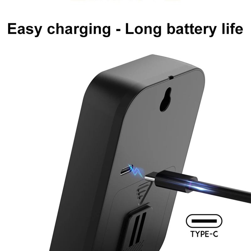 Intelligent long-distance rechargeable vibrating doorbell - Wireless, colorful, high volume - Elderly call device
