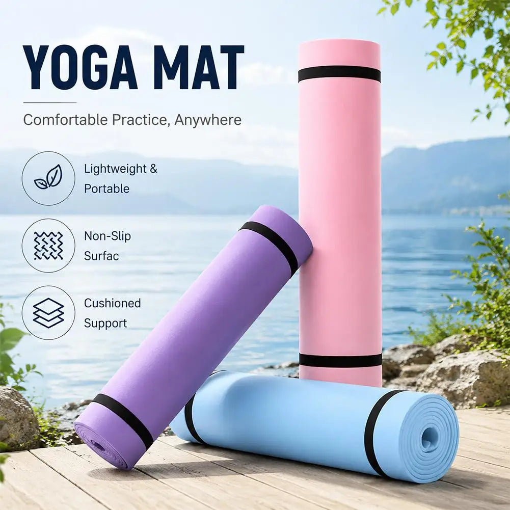 Nonslip Exercise Fitness Pilates Mat Exercise Body Building Blanket Sports Fitness Mat Gymnastics Mat Fitness Equipment