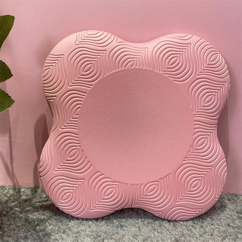 2pc Pilates Knee Pad Wrist Hand Protective Pad Non-slip Yoga Mat Solid Color Soft TPE Foam Flat Support Pad