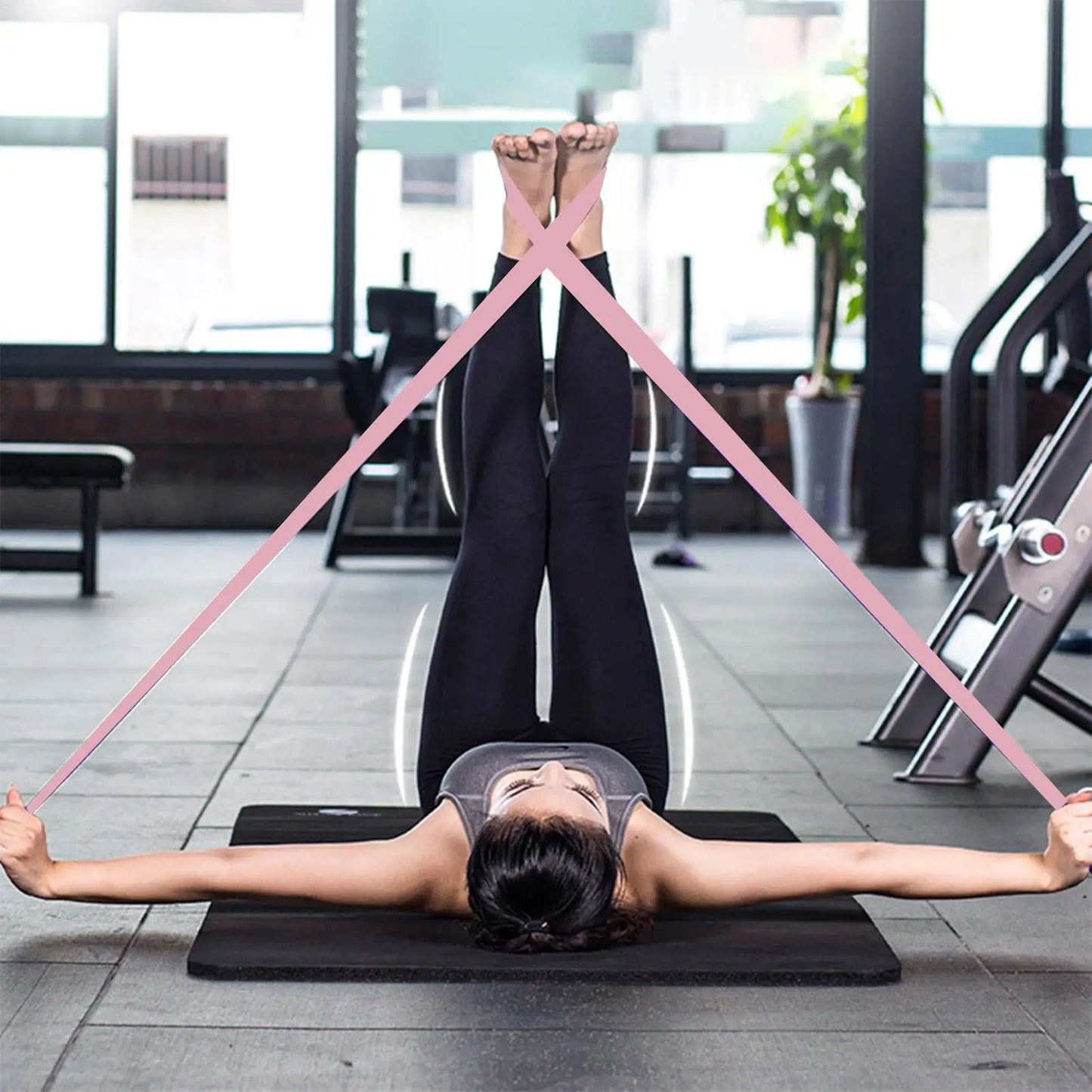 Pilates Ball and Ring Set Fitness Pilates Equipment Set Portable Resistance Band Exercise Workout Tool For Postpartum Pregnancy