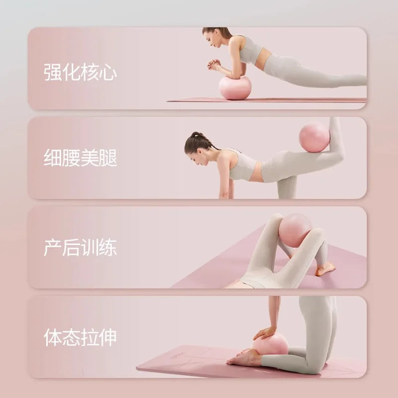 25cm Mini Yoga Ball Fitness Pilates Reduce Fat Ball Thick Explosion-proof PVC Non Slip Gym Home Training Workout Exercise Ball