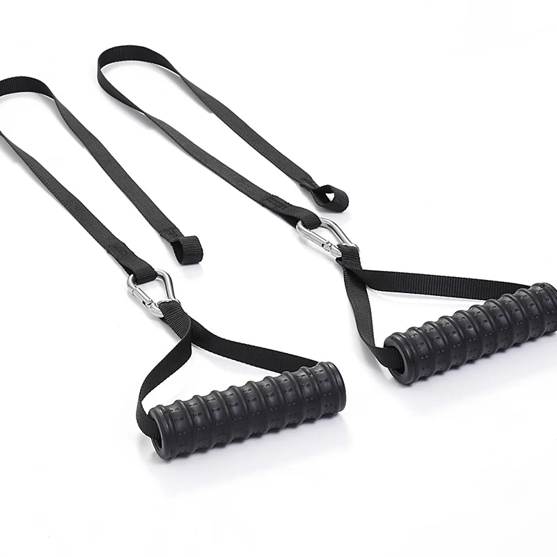 Straight Rod with Bearing Ring High Lower Rod Fitness Equipment Accessories Weight Training Rod Handle Grip Puller Elastic Band