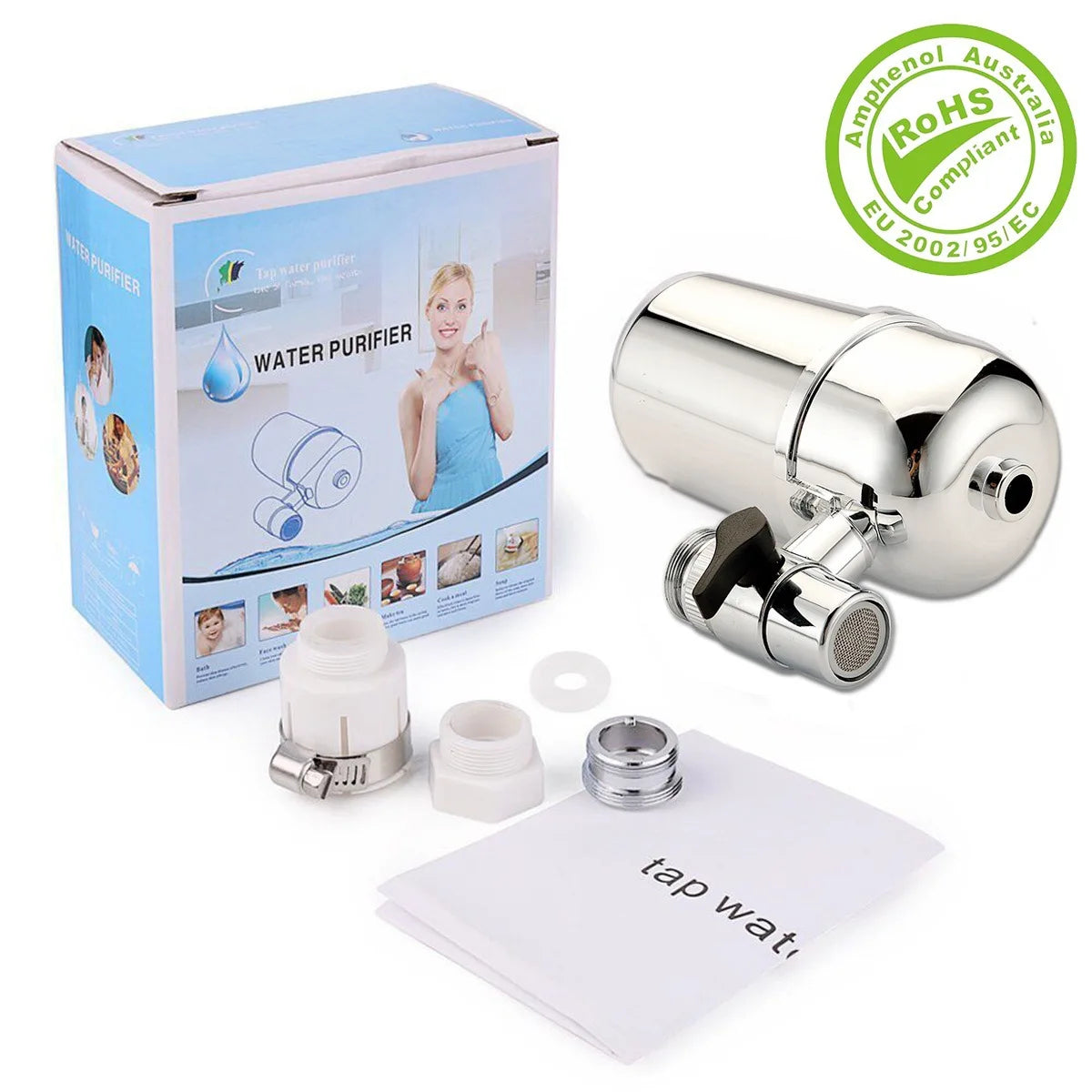 Electroplating Household Water Purifier Kitchen Purifier Faucet Filter Household Tap Water Filter
