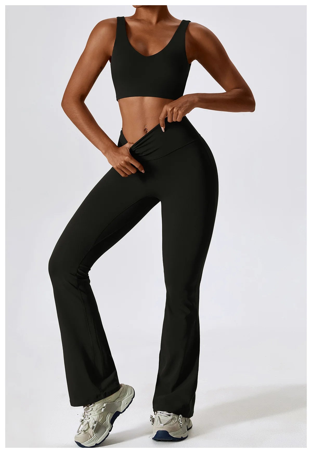 Yoga Set 2PCS Seamless Women Sportswear Workout Clothes Athletic Wear Gym
