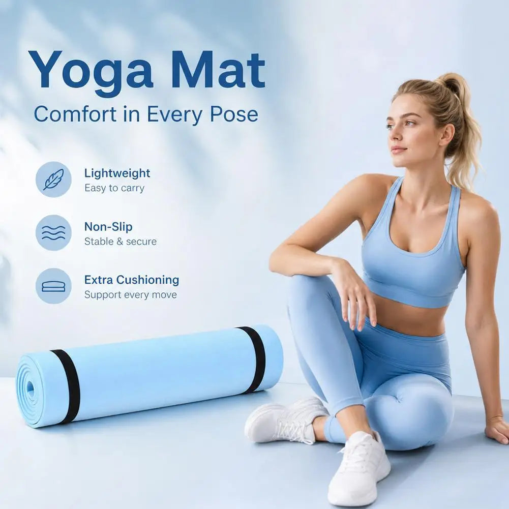 Nonslip Exercise Fitness Pilates Mat Exercise Body Building Blanket Sports Fitness Mat Gymnastics Mat Fitness Equipment