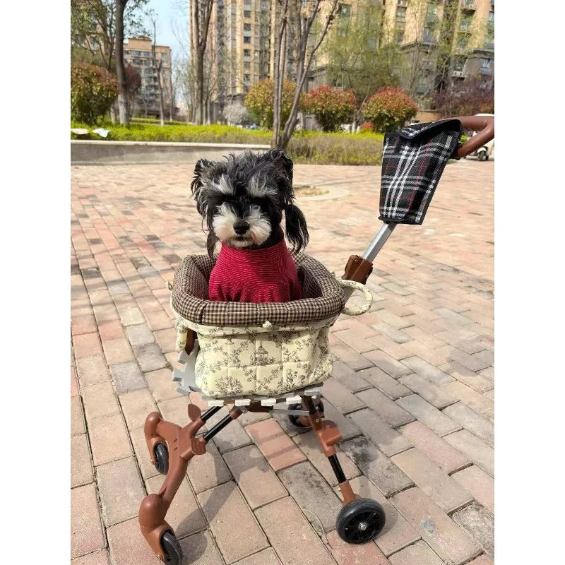 Pet cart, light cart, compact, foldable, small to go out
