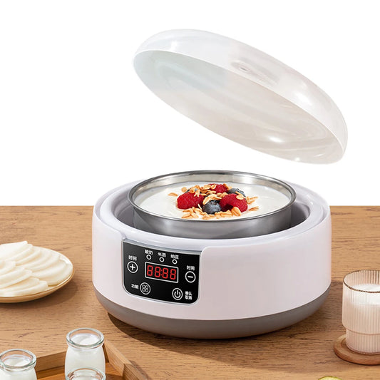 1.2L Electric Yogurt Machine Constant Temperature Multi-Function Yogurt Machine Low Noise Wine Ferment Machine for Home Kitchen