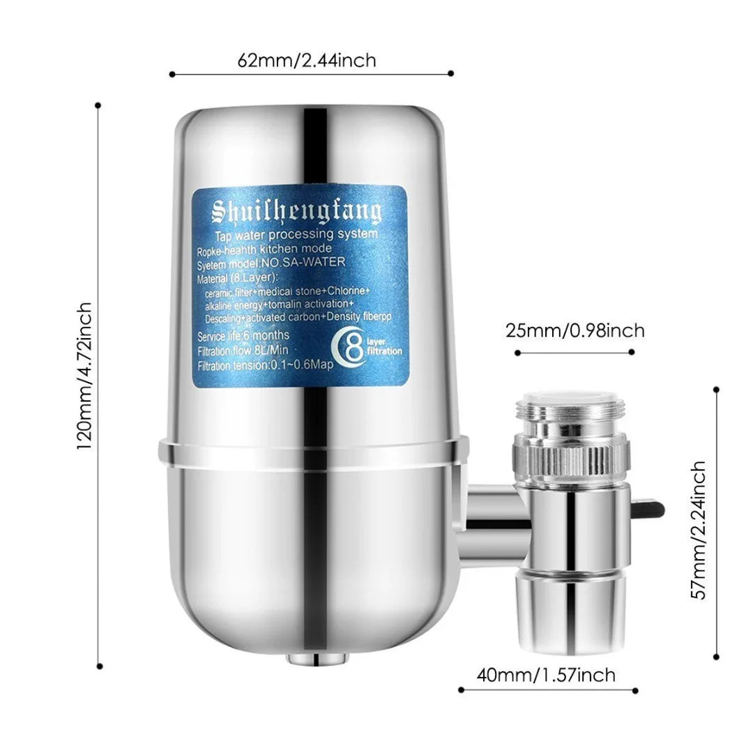 Electroplating Household Water Purifier Kitchen Purifier Faucet Filter Household Tap Water Filter