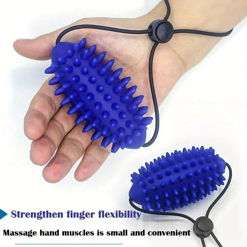 Hand Massage Ball & Grip Strengthener - Portable Finger Exercise Ball for Gym, Office, Home & Elderly - Relief & Fitness Tool